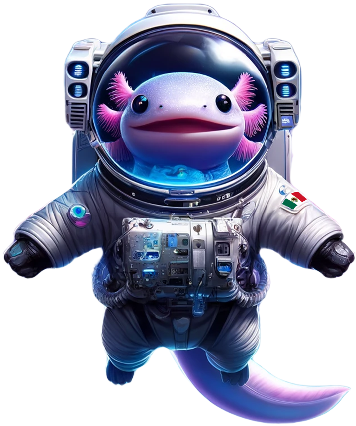 Axolotl astronaut